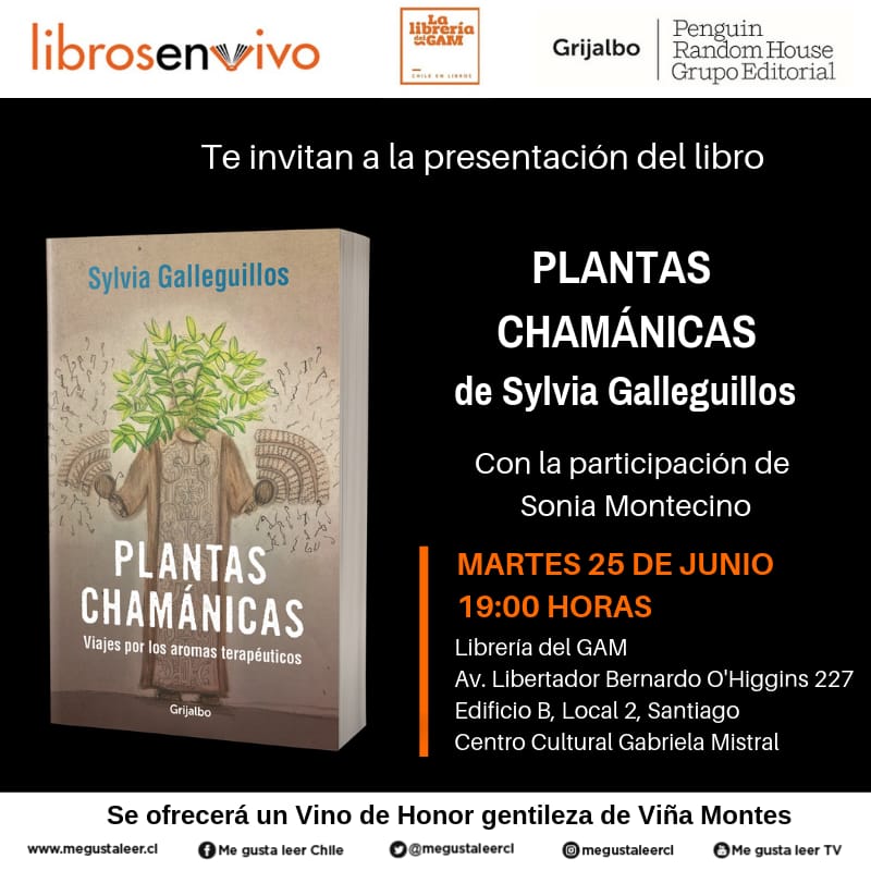 libro plantas chamánicas de Sylvia Galleguillos